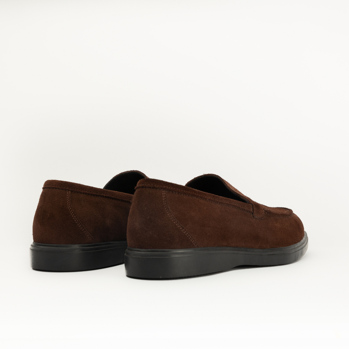 Mocassins en daim marron men and panda