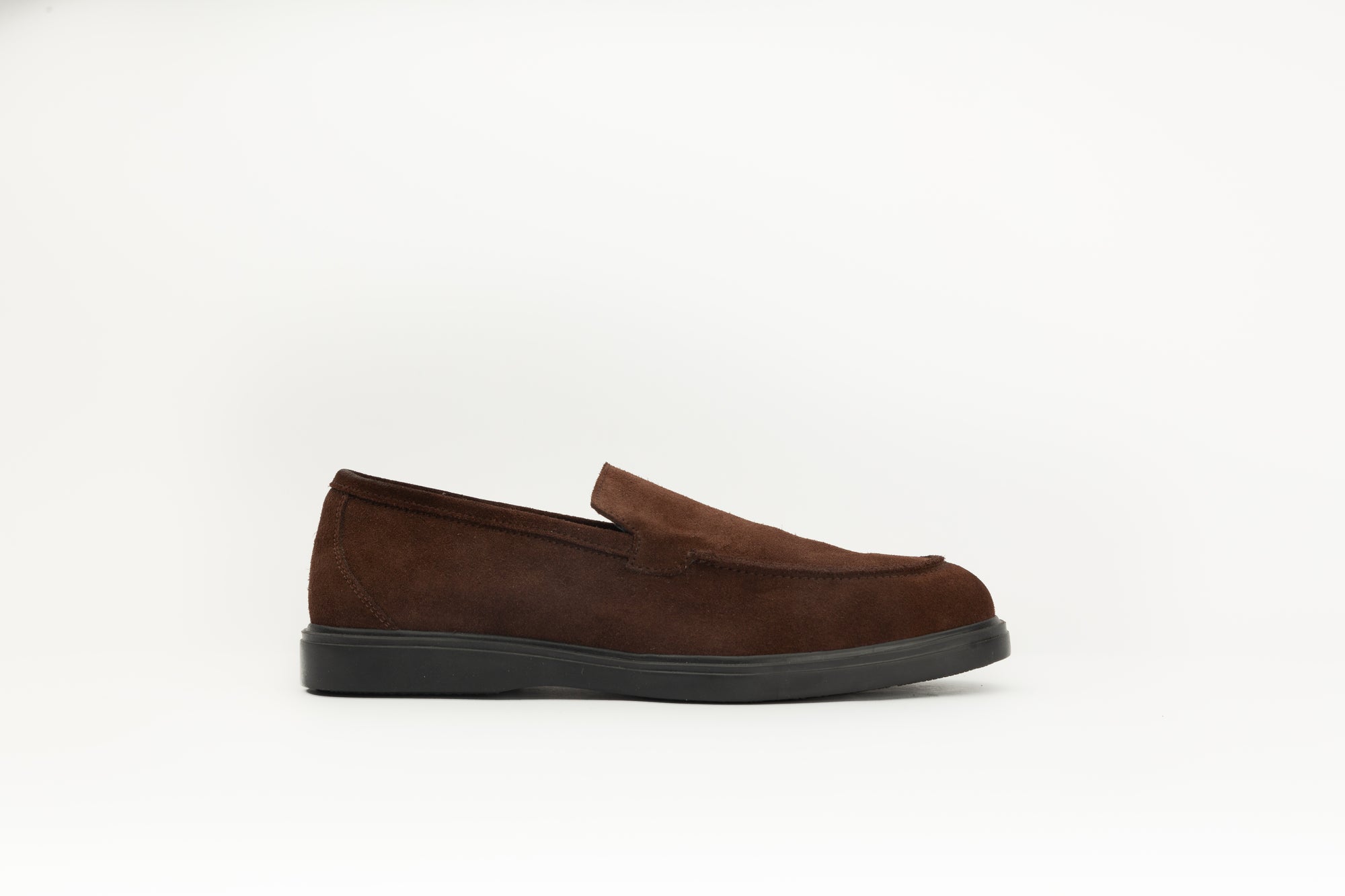 Mocassins en daim marron