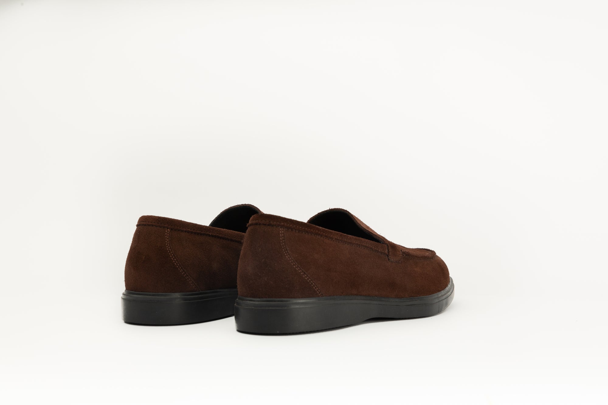 Mocassins en daim marron