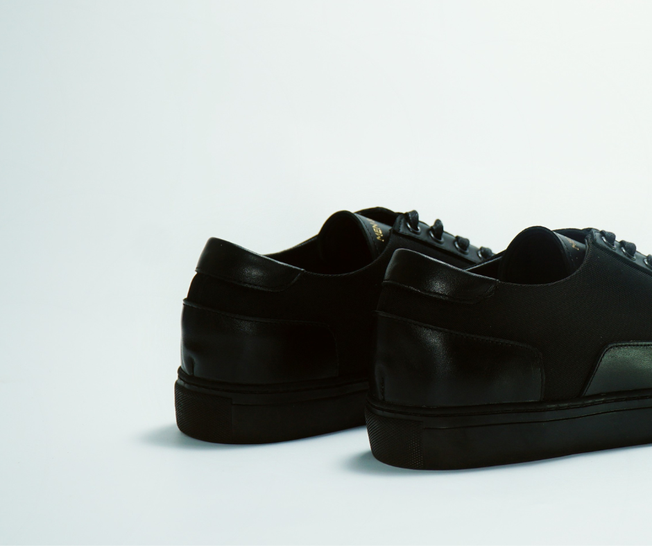 Sneakers CANNY en cuir noir