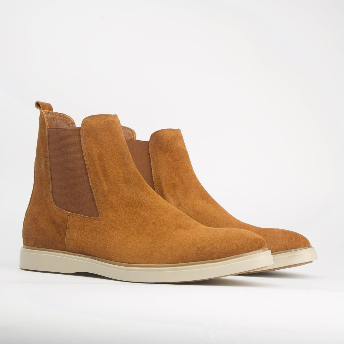 Bottine Chelsea en daim camel Men & Panda