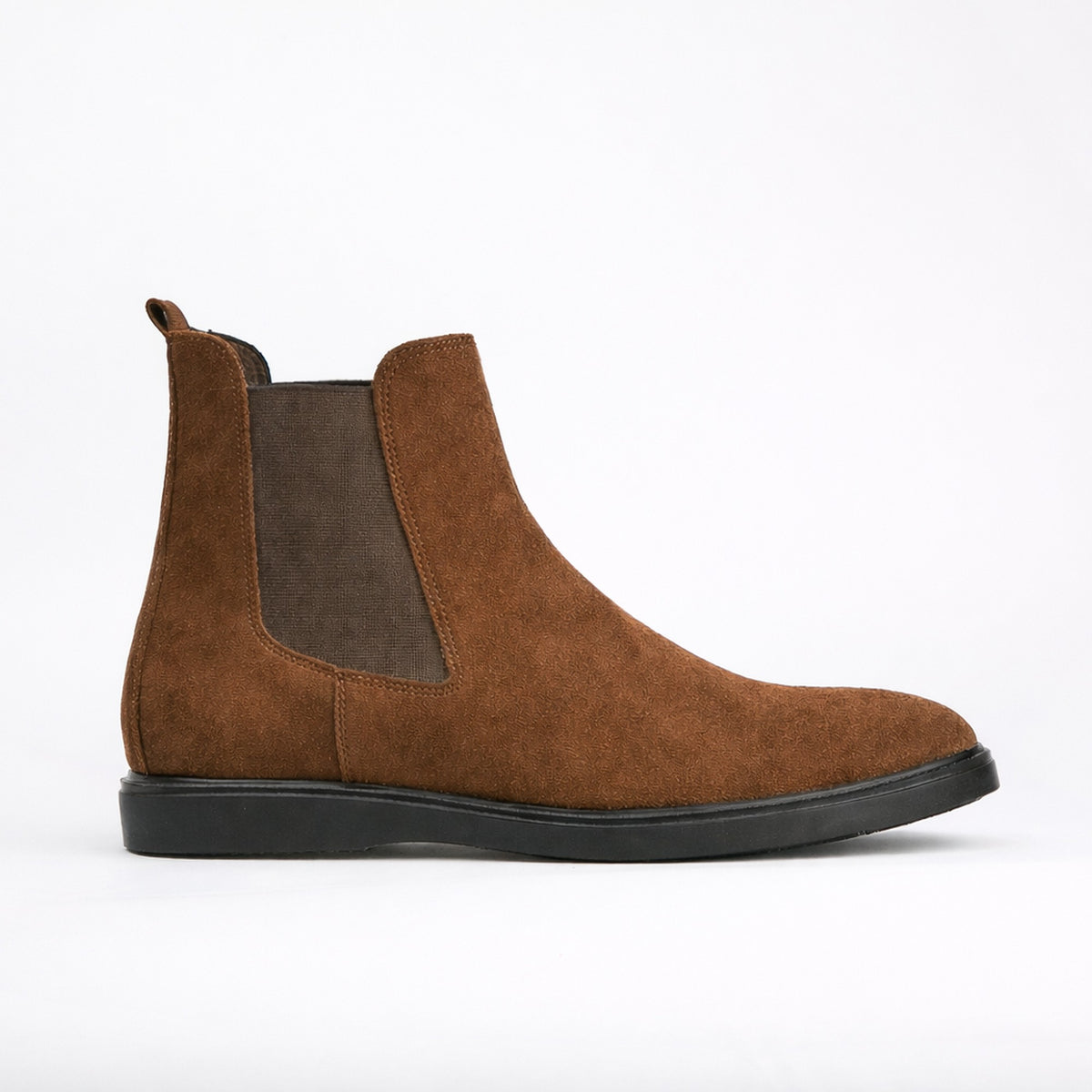 Bottine Chelsea en daim cognac Men & Panda