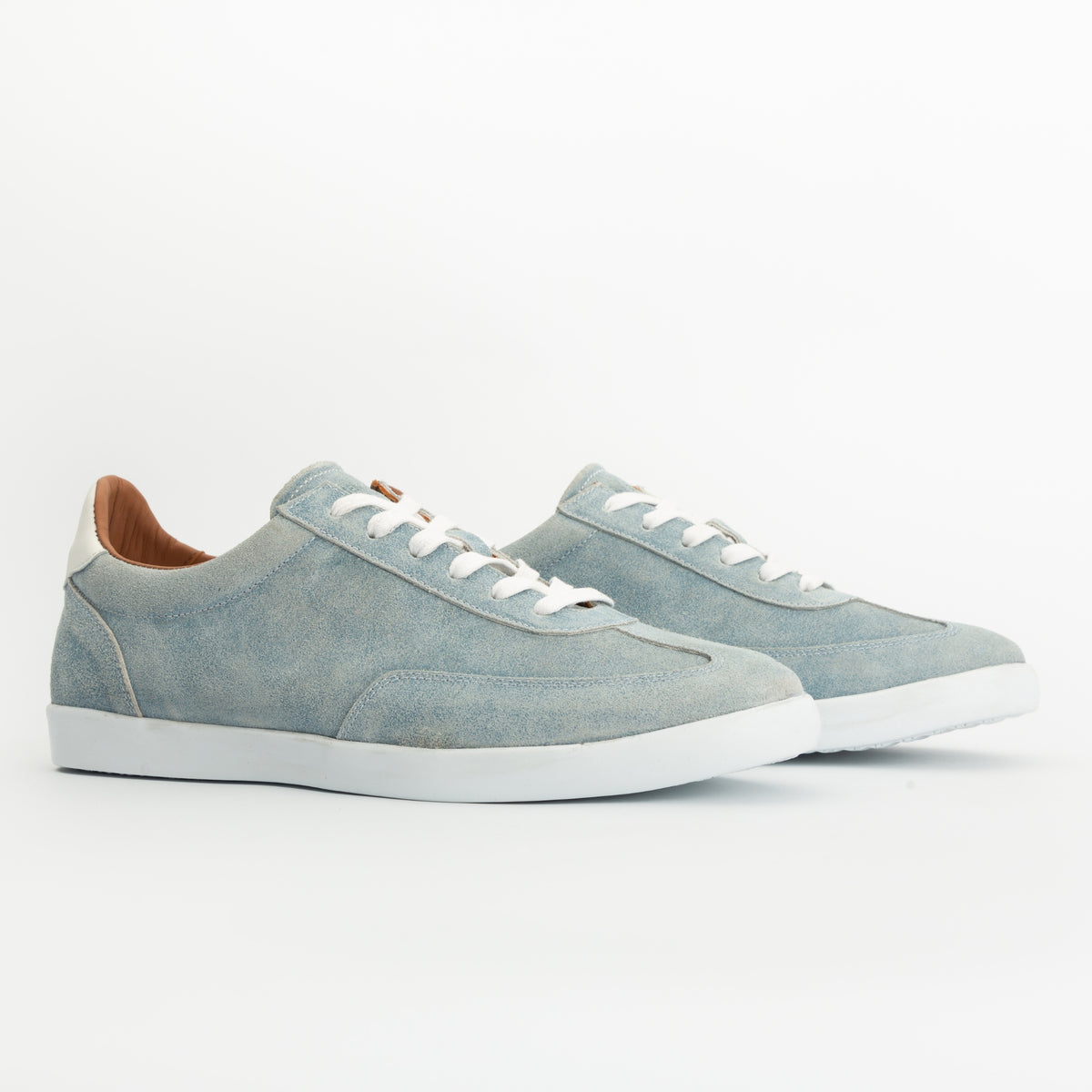 Sneakers ARROW en daim bleu