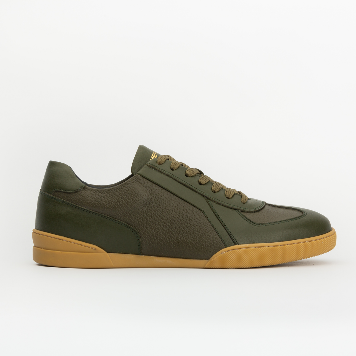 Sneakers RETRO en cuir vert