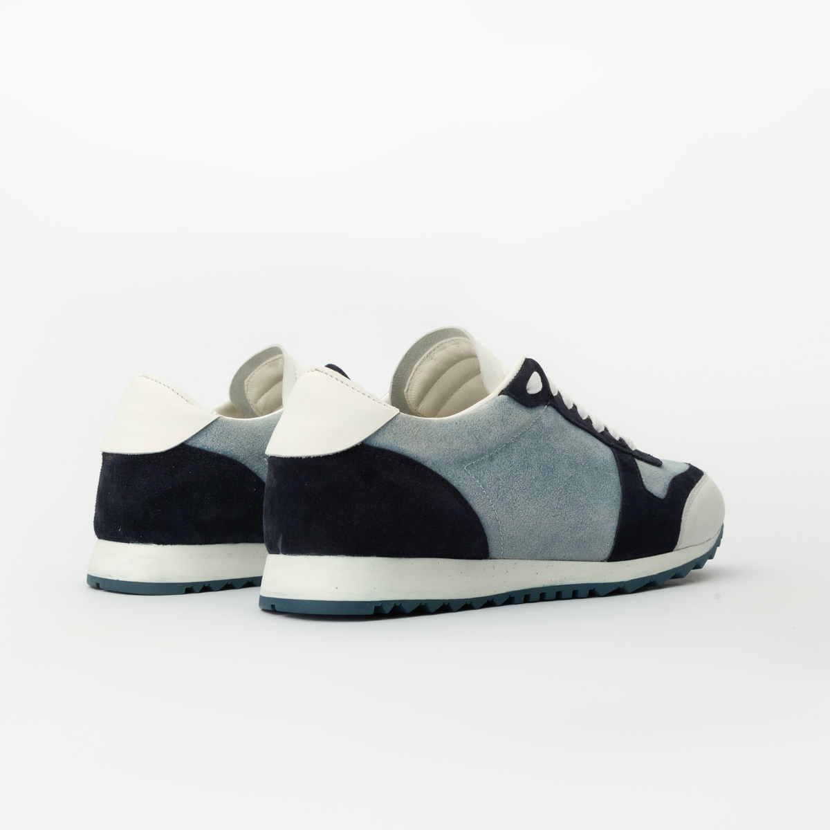 Sneakers RUNNER en daim bleu