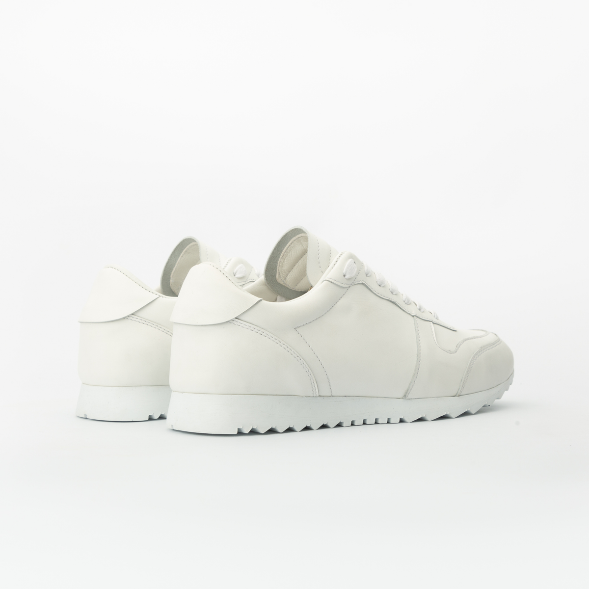 Sneakers RUNNER en cuir blanc