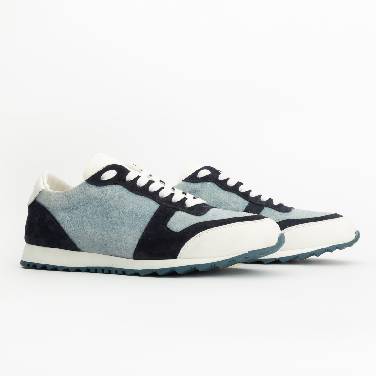 Sneakers RUNNER en daim bleu