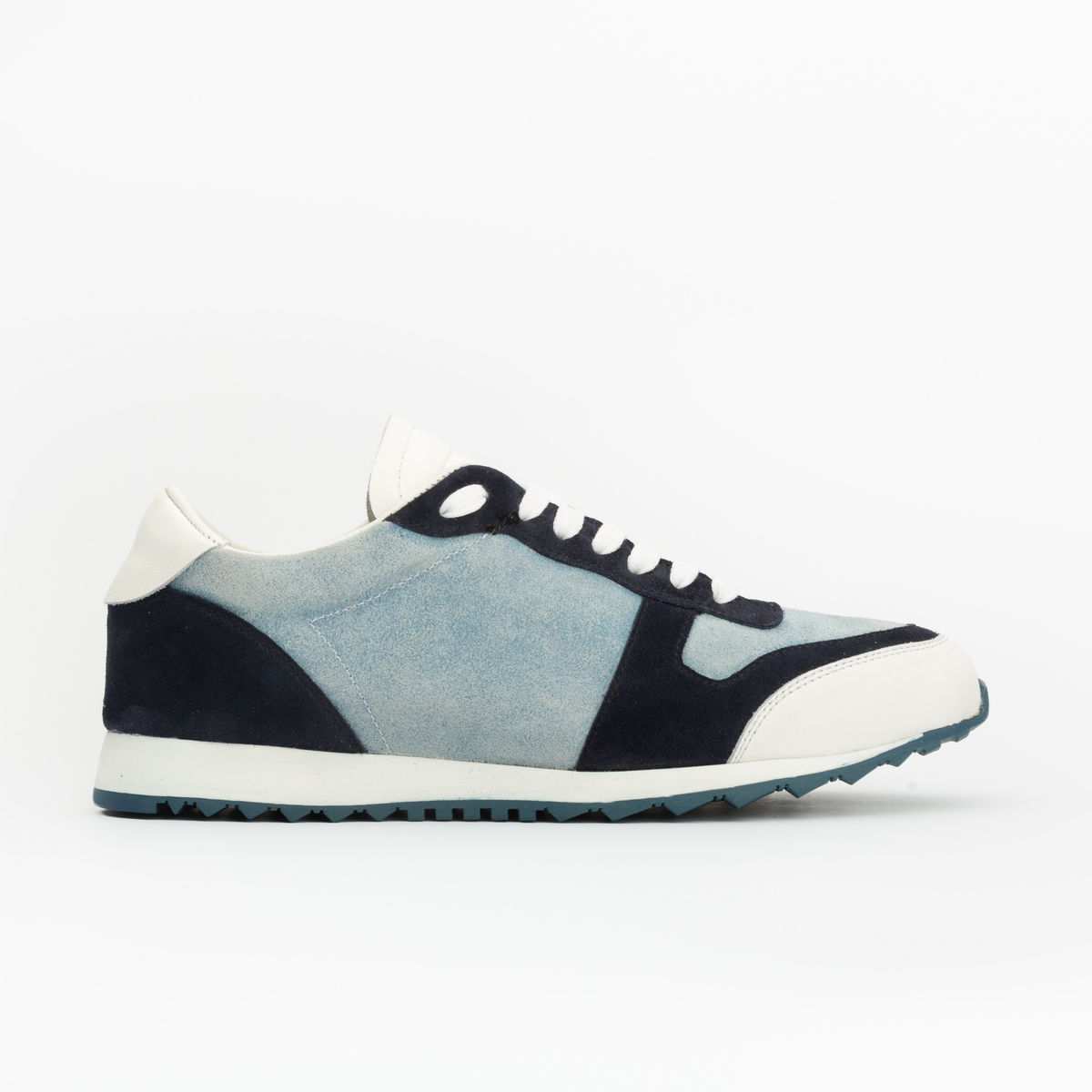 Sneakers RUNNER en daim bleu