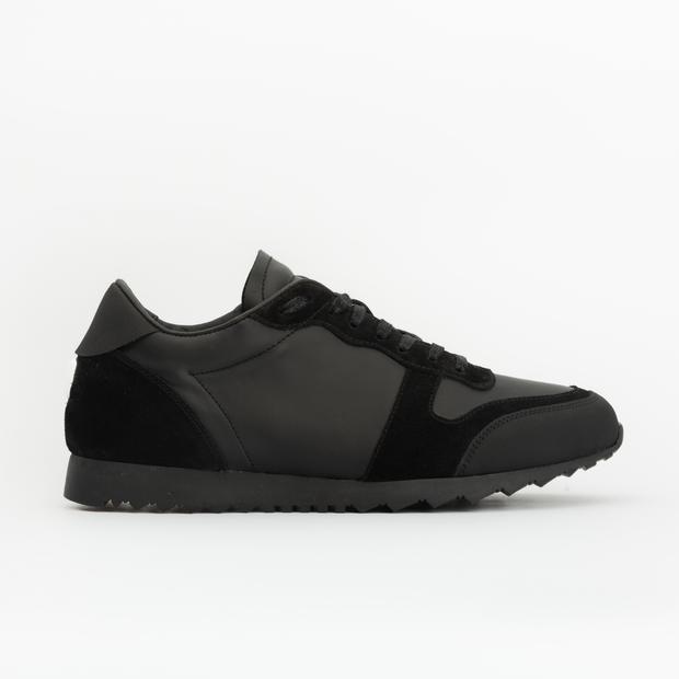 Sneakers RUNNER en cuir noir - cuir technique Men & Panda
