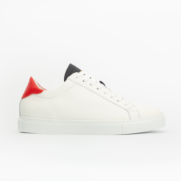 Sneakers GHOST en cuir blanc bleu et rouge Men & Panda