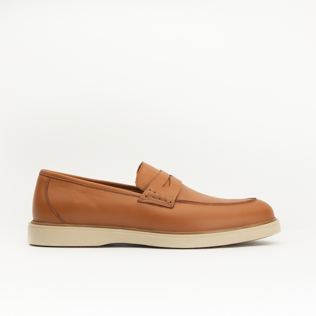 Mocassins en cuir camel Men & Panda