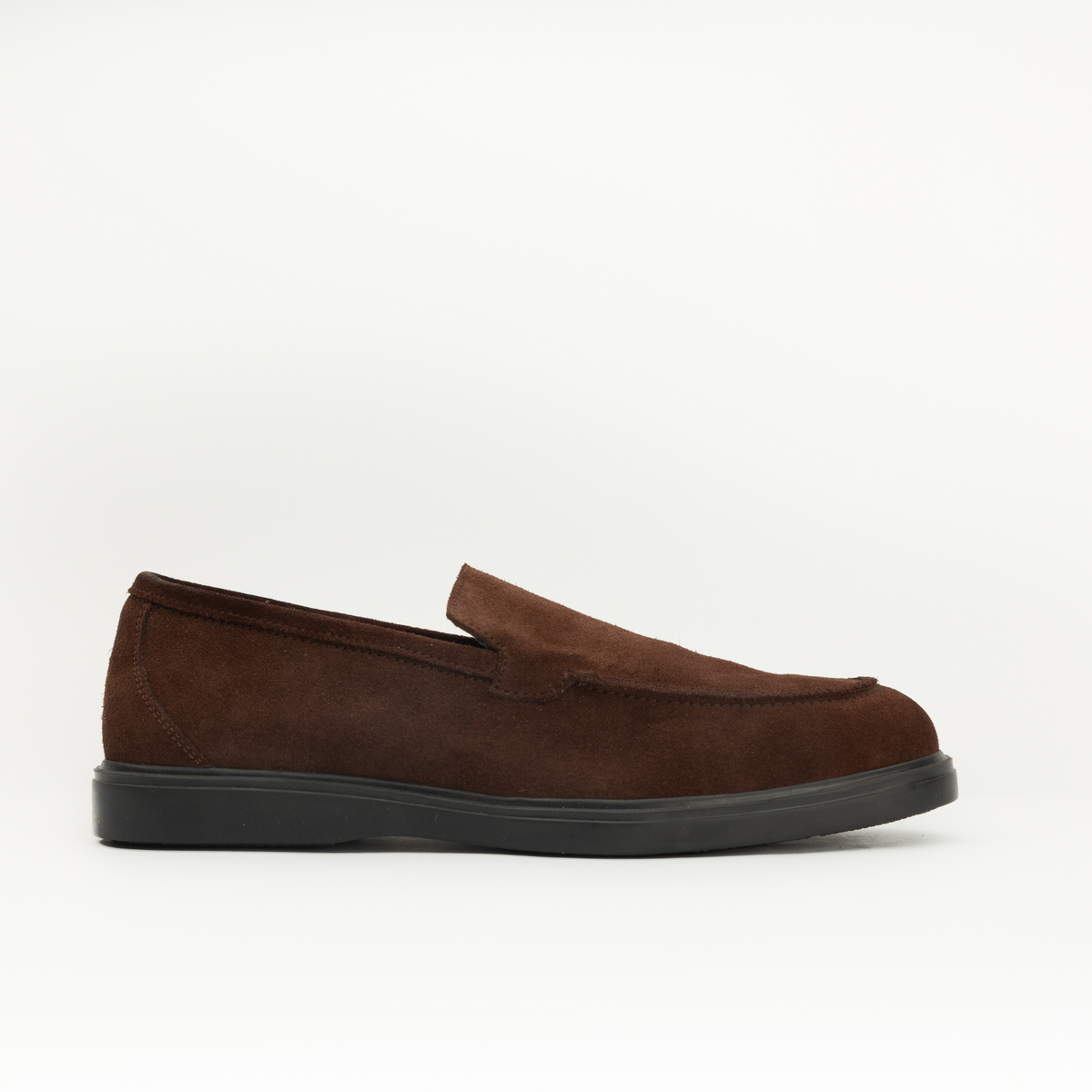 Mocassins en daim marron men and panda