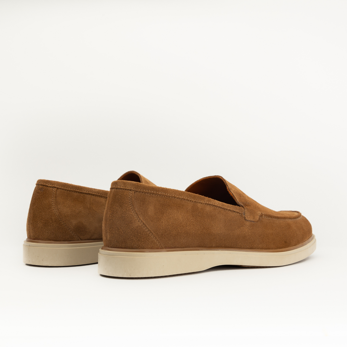 Mocassins en daim beige Men & Panda