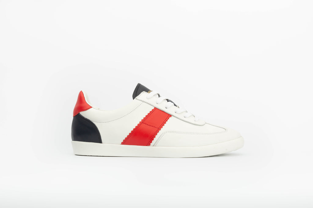 Sneakers Arrow en cuir blanc