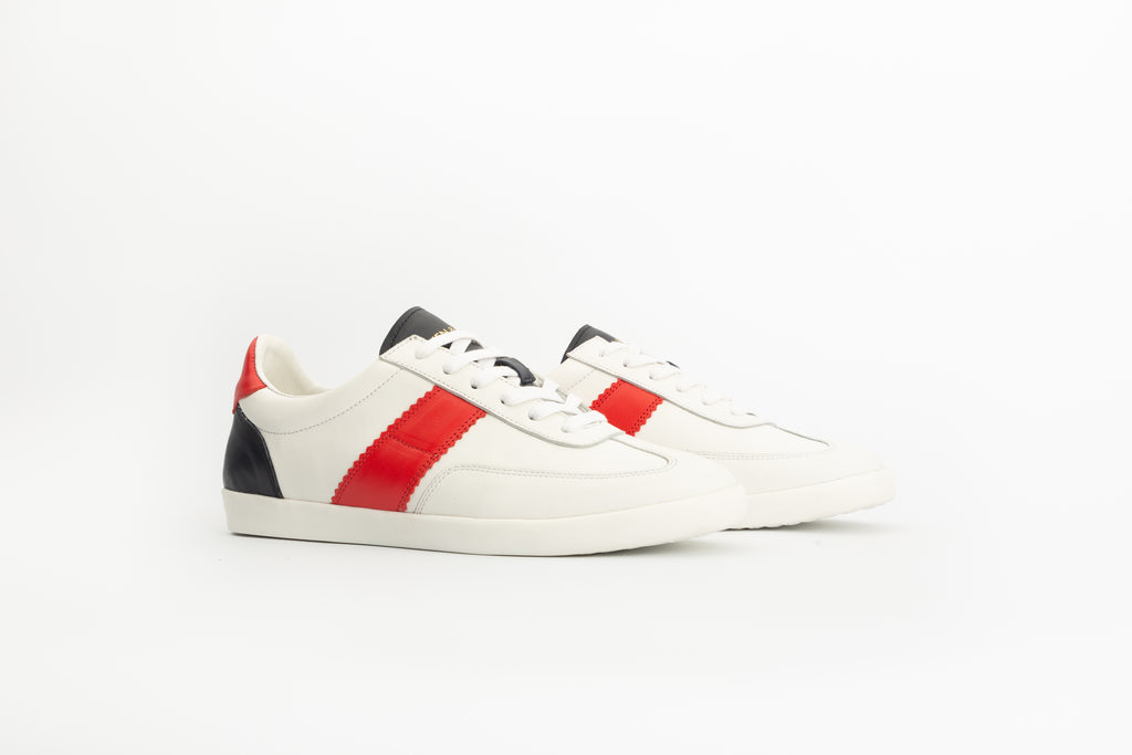 Sneakers Arrow en cuir blanc