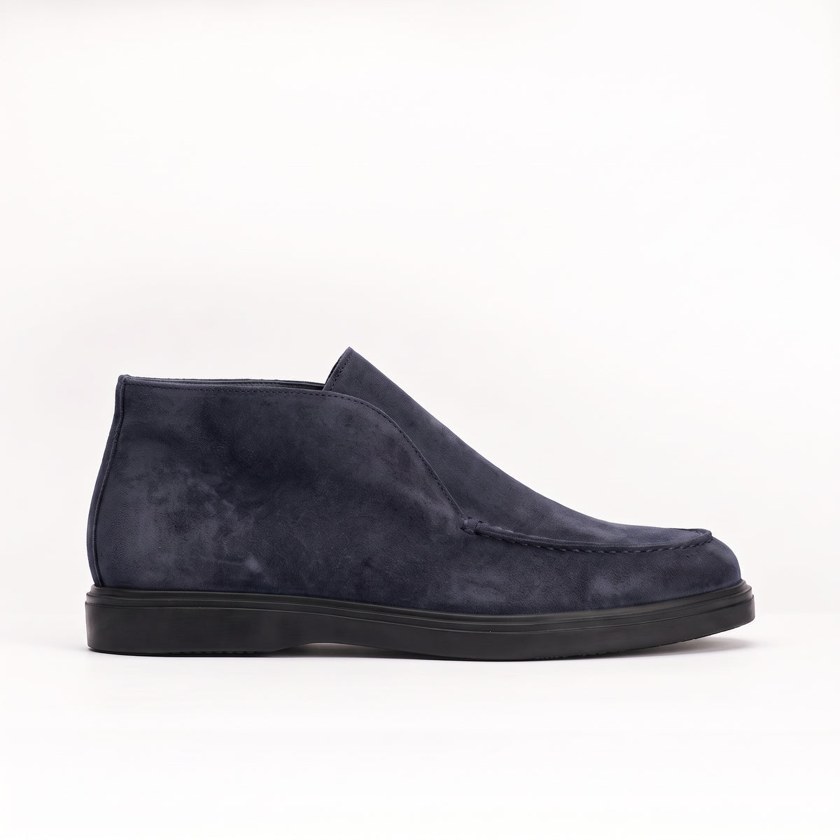 Mocassins montants en daim bleu marine Men & Panda