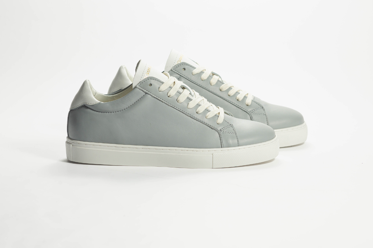 GHOST sneakers in gray leather