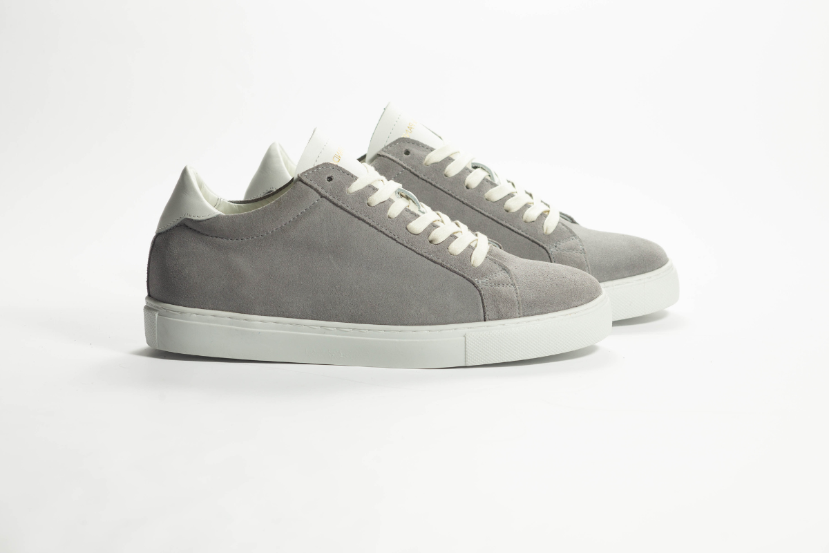 GHOST sneakers in gray suede