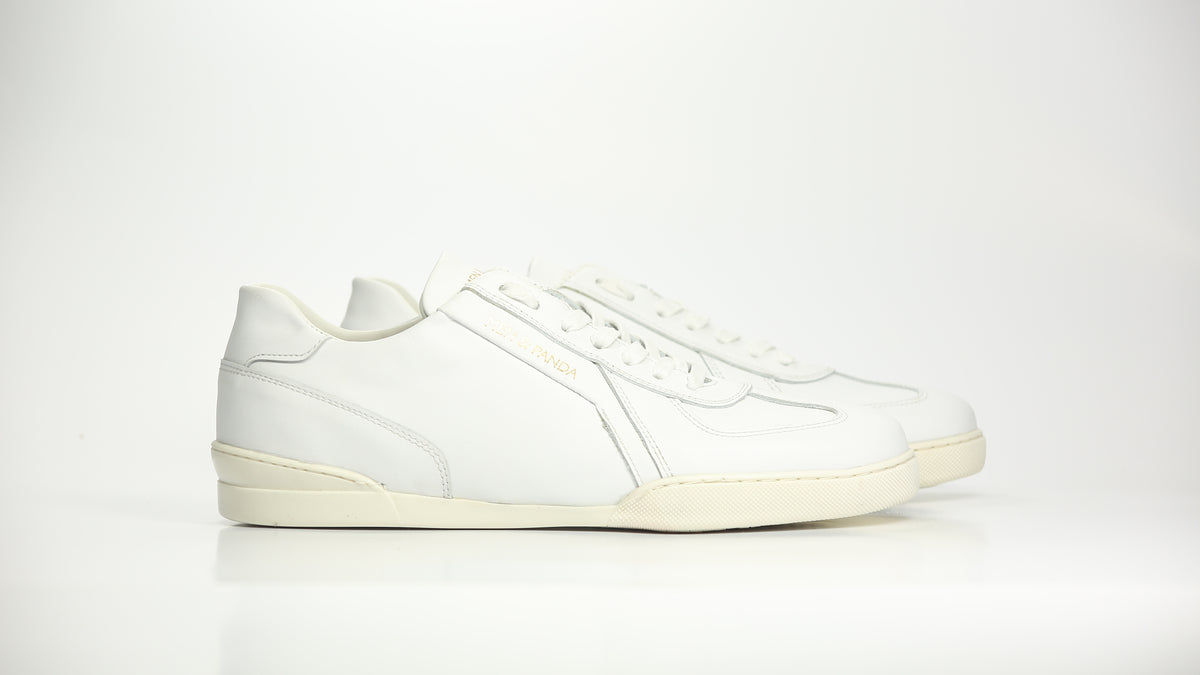 Sneakers RETRO en cuir blanc