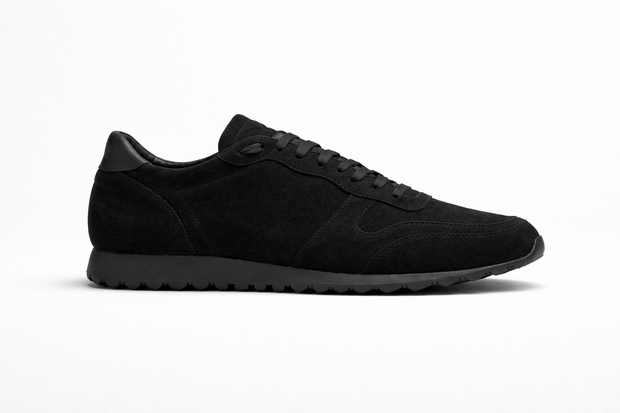 Sneakers RUNNER  en daim noir Men & Panda