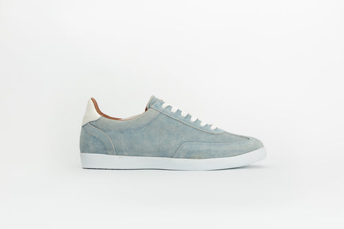 Arrow Sneakers in Blue Suede