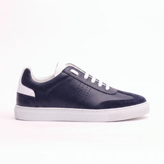 Sneakers BLAKE en cuir bleu marine