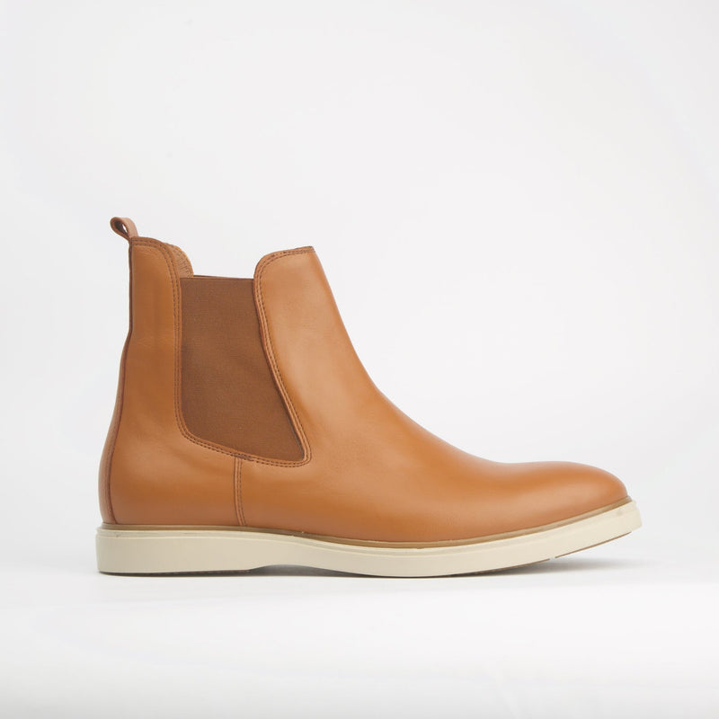 Bottine Chelsea en cuir camel Men & Panda