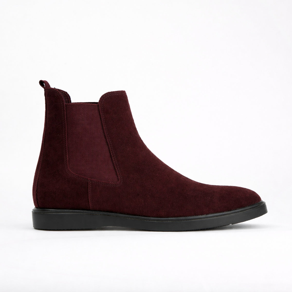 Bottine Chelsea en daim bordeaux Men & Panda