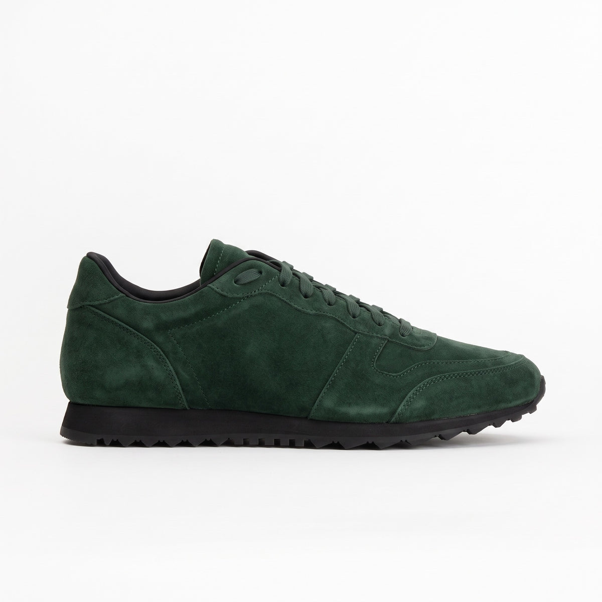 Sneakers RUNNER en daim vert sapin Men & Panda