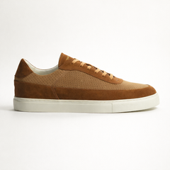 SATURNE sneakers in camel suede