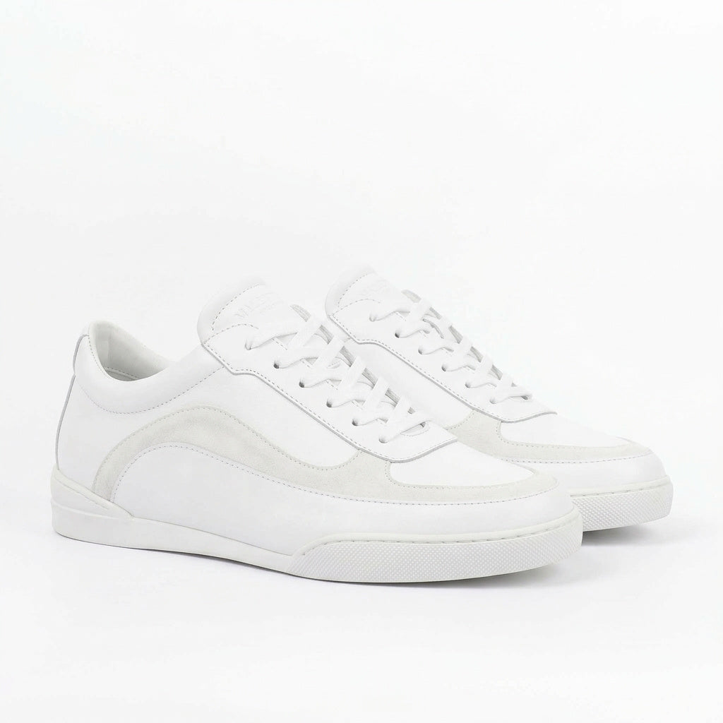 Sneakers WAVES en cuir blanc Men & Panda