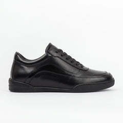 Sneakers WAVES en cuir noir