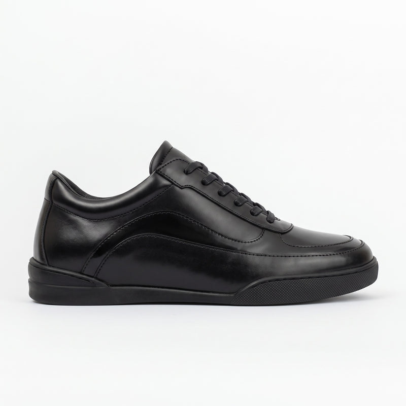 Sneakers WAVES en cuir noir Men & Panda