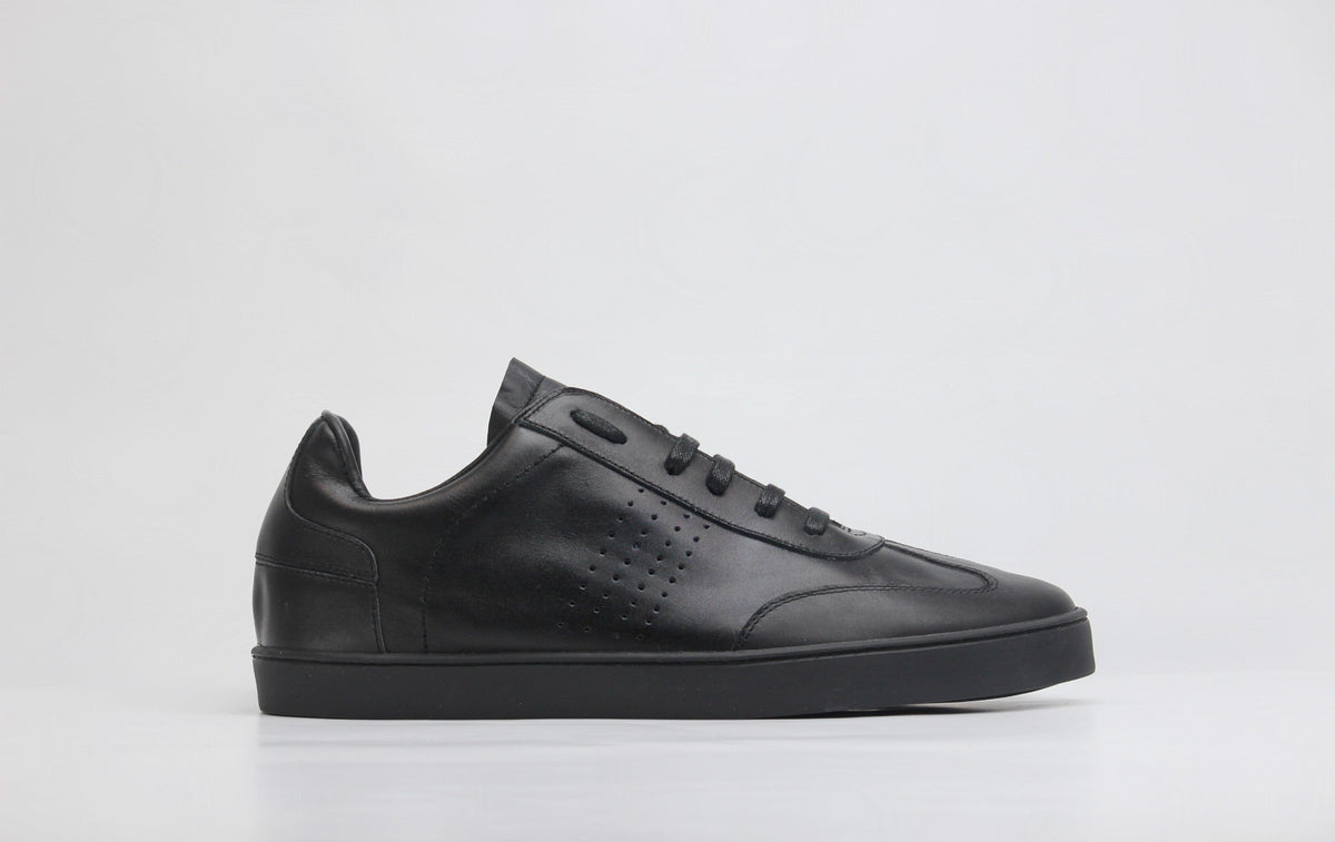Sneakers BLAKE en cuir noir